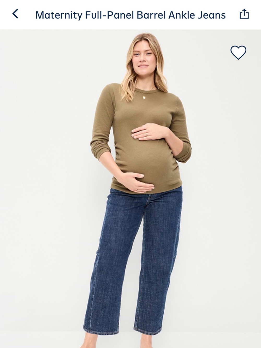 Old Navy Maternity Full Panel Barrel Leg Ankle Pants | Size 12 | EUC